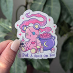 I Put A Spell On You Vinyl Sticker