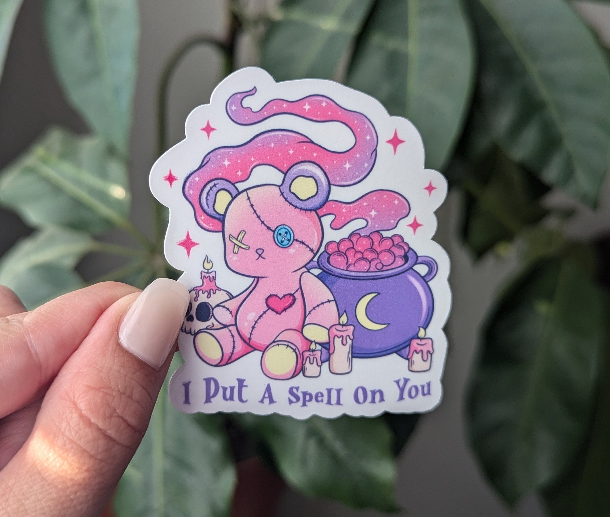 I Put A Spell On You Vinyl Sticker