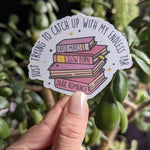Endless tbr, bookworm stickers for kindle, book gifts for book lovers, bookish stickers for water bottle, reading stickers for phone case