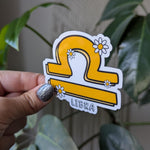 Libra sticker for kindle, astrology stickers for water bottle, zodiac sign sticker, horoscope, witchy gifts for her, metaphysical gifts