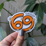 Cancer sticker for kindle, astrology stickers for water bottle, zodiac sign sticker, horoscope, witchy gifts for her, metaphysical gifts