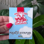 Books Over Bullshits Magnetic Bookmark for Book Lovers