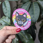 No spoons left, mental health stickers for hydroflask funny, spoonie stickers for kindle, invisible illness sticker for her, small gift for