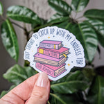 Endless tbr, bookworm stickers for kindle, book gifts for book lovers, bookish stickers for water bottle, reading stickers for phone case