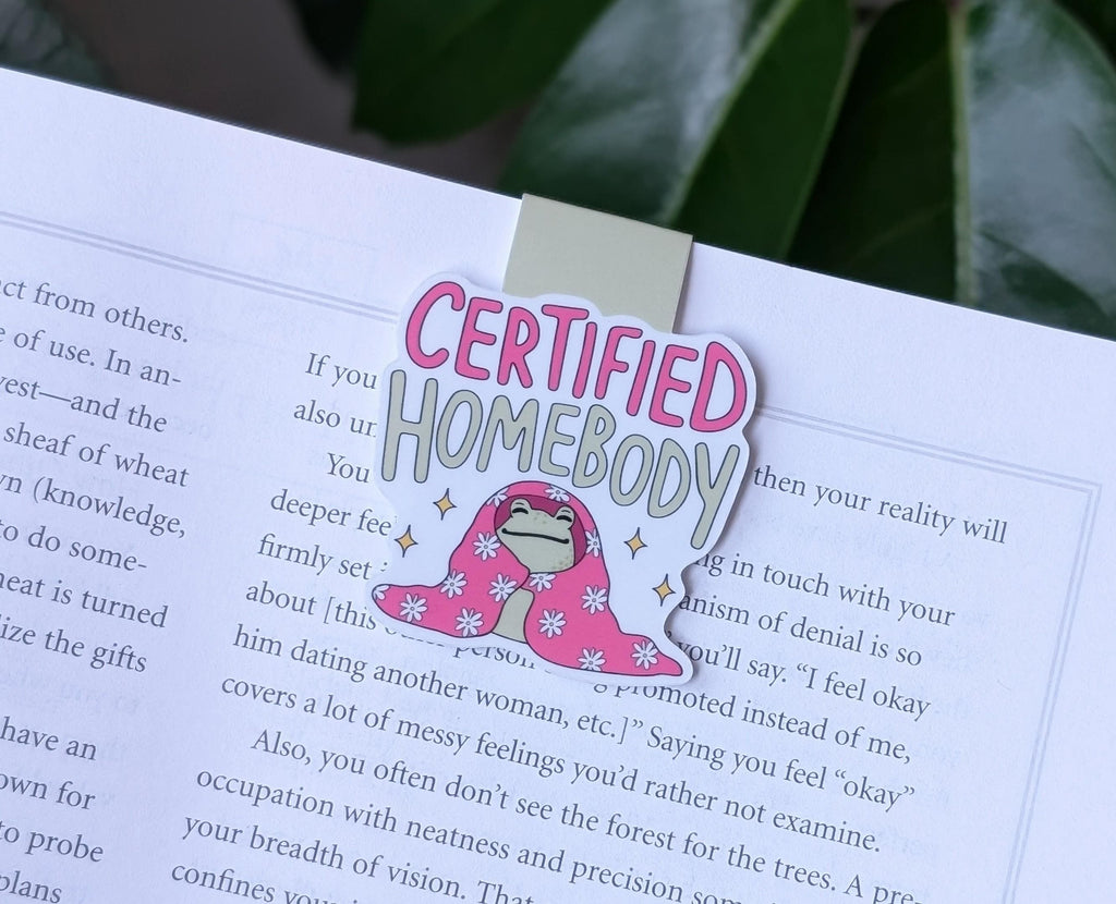 Certified Homebody Magnetic Bookmark