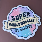 Handle With Care Vinyl Sticker
