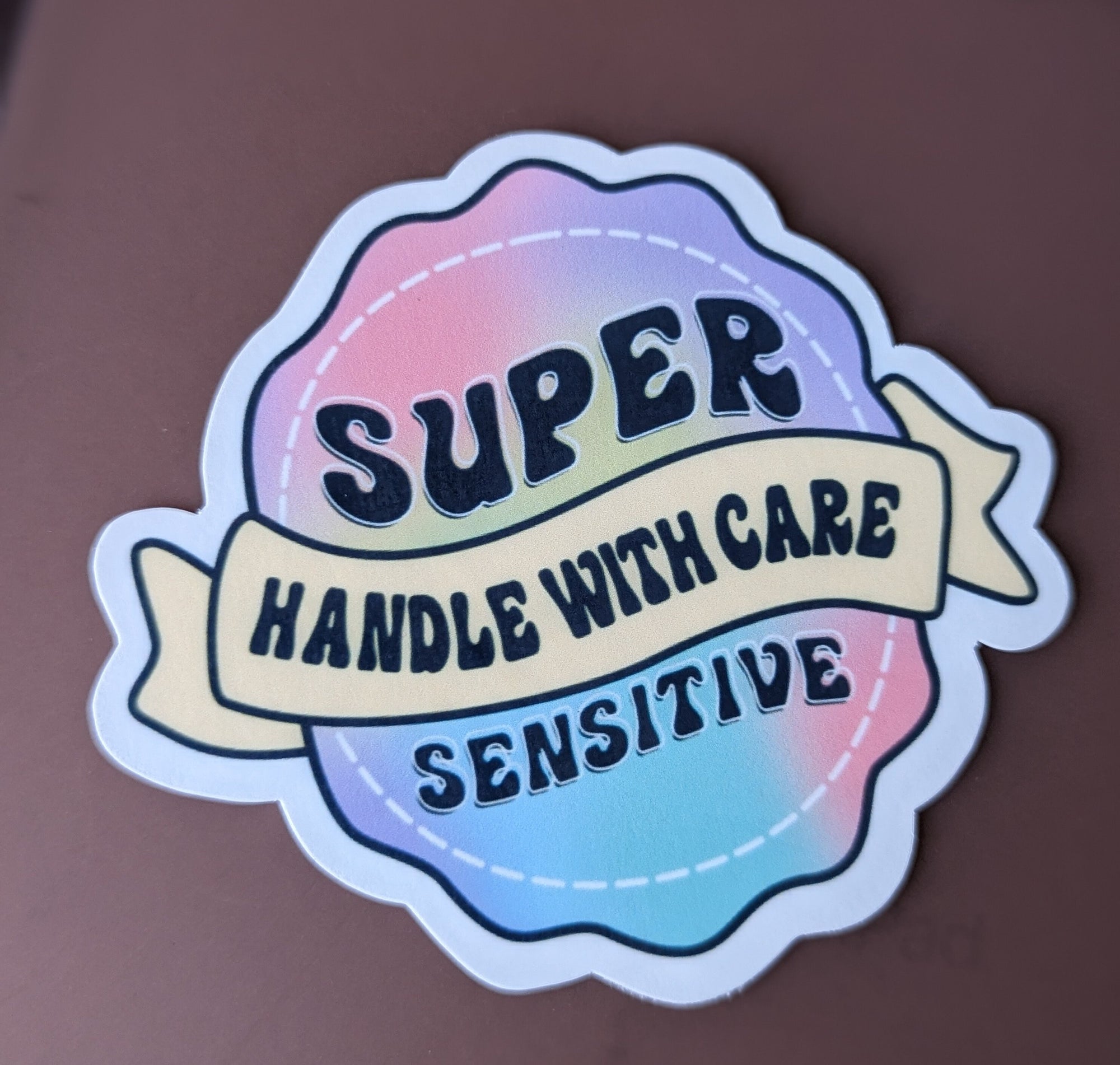 Handle With Care Vinyl Sticker