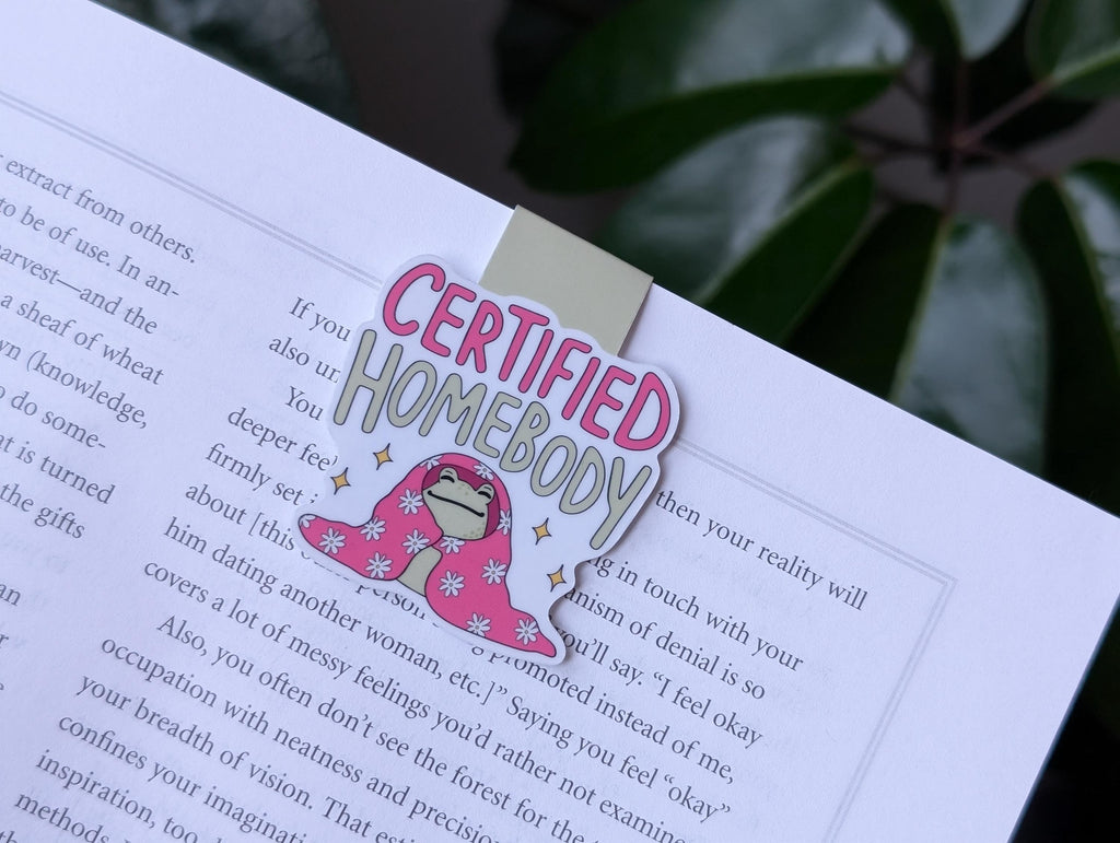 Certified Homebody Magnetic Bookmark