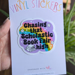 Chasing that scholastic book fair high, nostalgia stickers for Kindle, book gifts for book lovers, 90s birthday gift, bookish stickers for