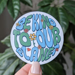 Be kind to our planet, climate change stickers for tumblers, earth day stickers for teacher planner, save the planet sticker, student gifts