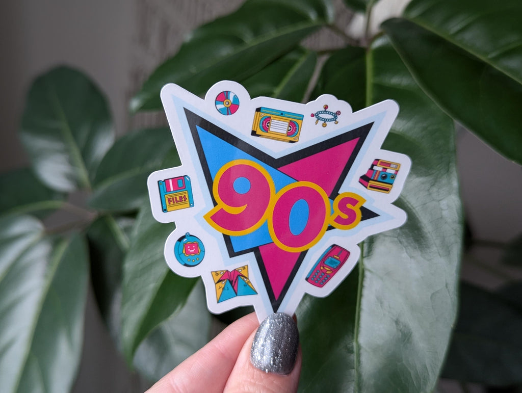 90s sticker, nostalgia stickers for planner, 90s birthday gift, nostalgic gifts for millennials, y2k, I'm from the 1990's sticker for laptop