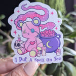 I Put A Spell On You Vinyl Sticker