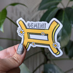 Virgo sticker for kindle, astrology stickers for water bottle, zodiac sign sticker, horoscope, witchy gifts for her, metaphysical gifts