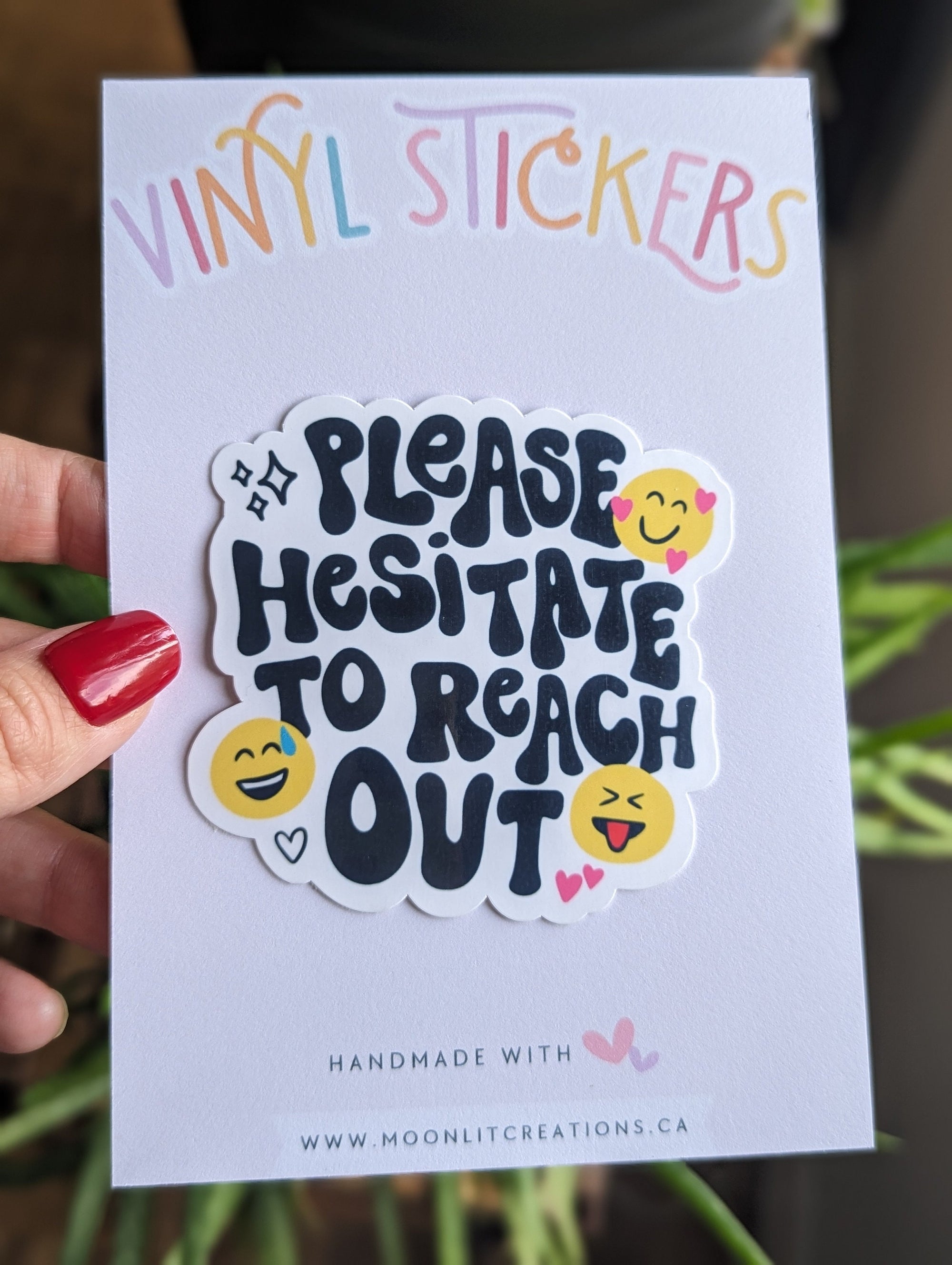 please hesitate to reach out sticker for phone case, introvert stickers for water bottle, antisocial stickers for her, funny gift for friend