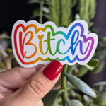Bitch sticker, sassy stickers for water bottle, snarky gifts for sister, funny sticker for kindle, party gifts for women, sarcastic gift for