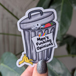 Men's fucking opinions, feminist stickers for women, equality stickers for tumblers, equal rights stickers for laptop, gift for strong woman