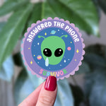 Answered The Phone Survivor Vinyl Sticker