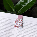 Easily Distracted by Books Bookmark – Funny Goose Magnetic Page Marker