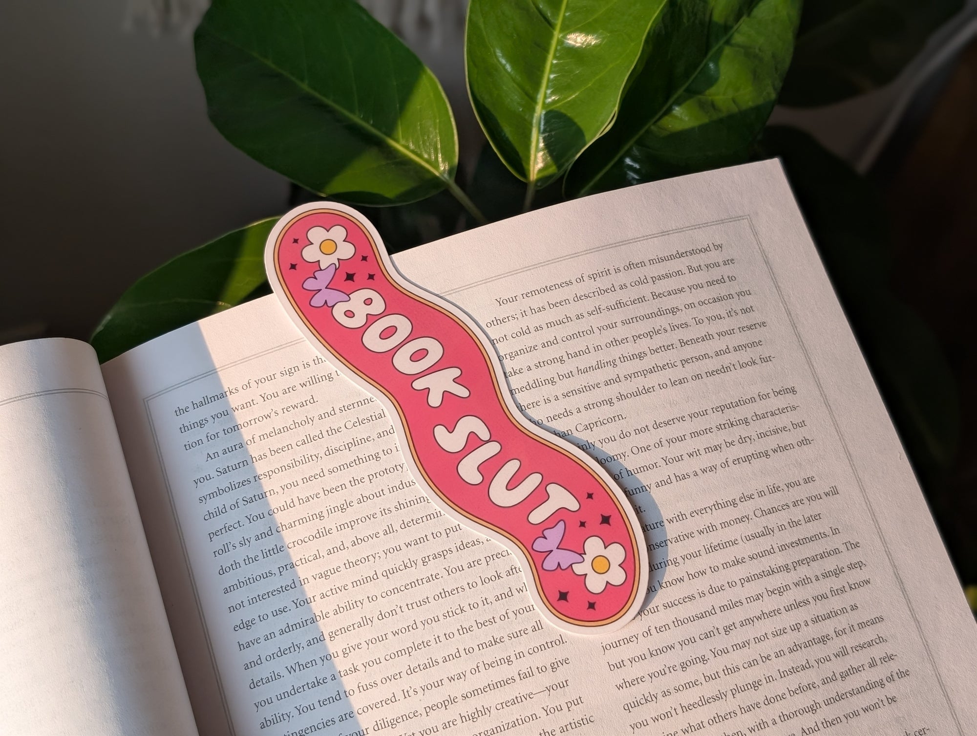 Retro Book Slut Bookmark