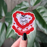Horror Reader Book Lover Sticker