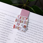 Easily Distracted by Books Bookmark – Funny Goose Magnetic Page Marker