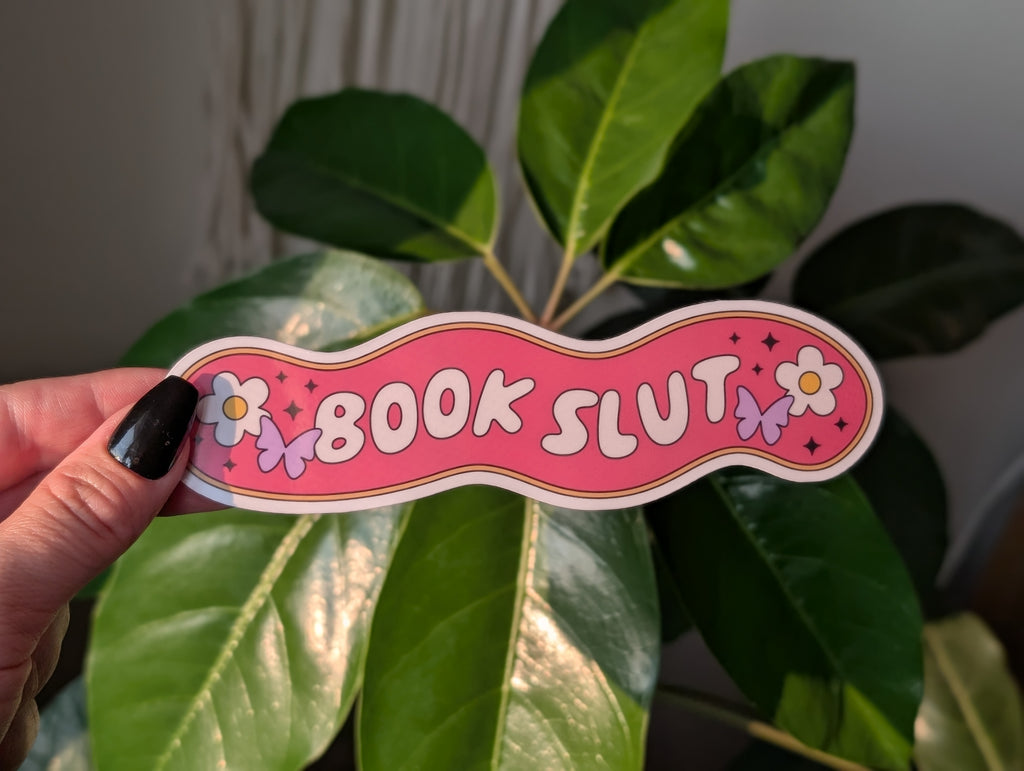 Retro Book Slut Bookmark