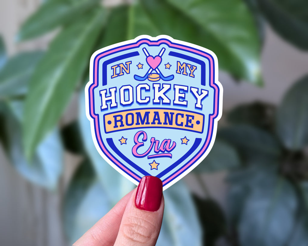 In My Hockey Romance Era Funny Hockey Sticker