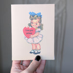 I Love Your Package Funny Valentine Greeting Card