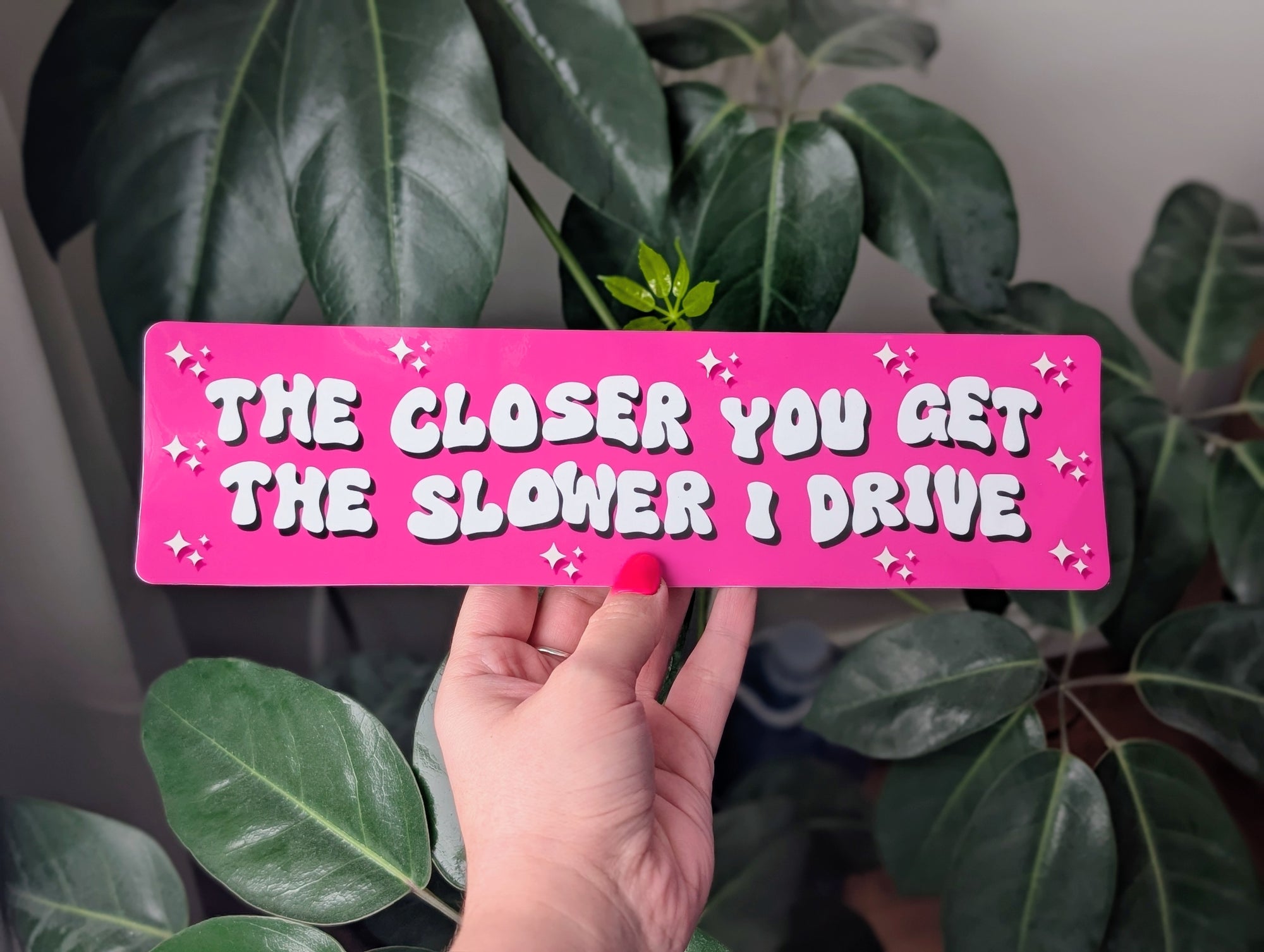 Funny Bumper Sticker 11x3 Inch | Durable Vinyl Car Decal