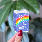 Lost in a Book Sticker – Book Lover Reading Humor