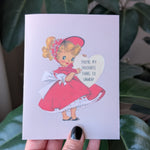 You’re My Favourite Thing to Unwrap Funny Valentine Greeting Card