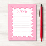 Girl Math Notepad