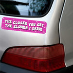 Funny Bumper Sticker 11x3 Inch | Durable Vinyl Car Decal