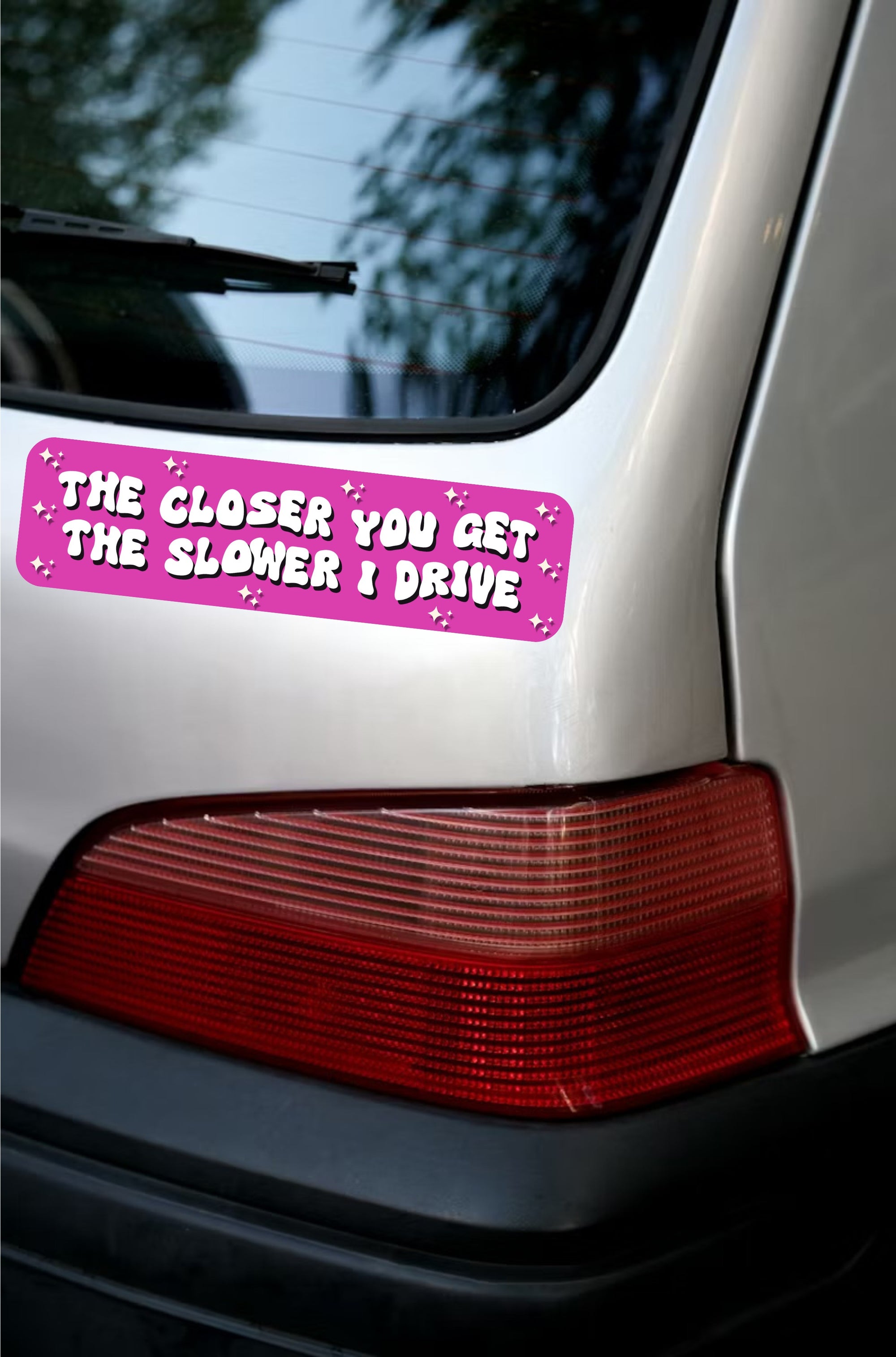 Funny Bumper Sticker 11x3 Inch | Durable Vinyl Car Decal