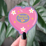 Retired Cool Girl – 90s Nostalgia Sticker