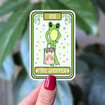 Frog Shopper Tarot Sticker